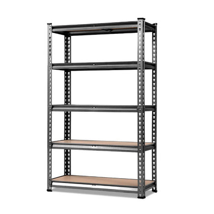 Giantz 1.5M Garage Shelving Warehouse Rack Pallet Racking Storage Shelf Charcoal Tools Kings Warehouse 