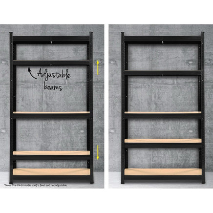 Giantz 1.8M Warehouse Racking Rack Shelving Garage Storage Steel Metal Shelves Tools Kings Warehouse 