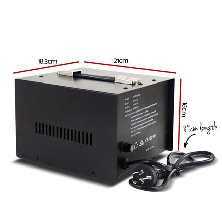 Giantz 2000 Watt Step Down Transformer Tools Kings Warehouse 