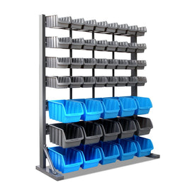 Giantz 47 Storage Bin Rack Free Stand Steel Stand Tools Kings Warehouse 