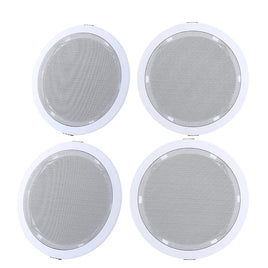 Giantz 6 Inch Ceiling Speakers In Wall Speaker Home Audio Stereos Tweeter 4pcs Audio & Video Kings Warehouse 