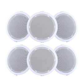 Giantz 6 Inch Ceiling Speakers In Wall Speaker Home Audio Stereos Tweeter 6pcs Audio & Video Kings Warehouse 