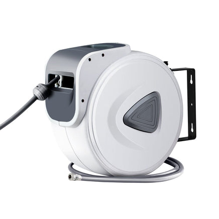 Giantz Air Hose Reel 10m Retractable Rewind Swivel Wall Mount Compressor Garage Summer Outdoor Living Kings Warehouse 