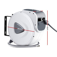 Giantz Air Hose Reel 20m Retractable Rewind Swivel Wall Mount Compressor Garage Tools Kings Warehouse 