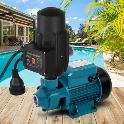 Giantz Auto Peripheral Pump Clean Water Garden Farm Rain Tank Irrigation QB60 Tools Kings Warehouse 
