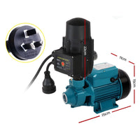 Giantz Auto Peripheral Pump Clean Water Garden Farm Rain Tank Irrigation QB60 Tools Kings Warehouse 