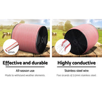 Giantz Electric Fence Poly Tape 1200M Commercial Kings Warehouse 