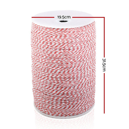 Giantz Electric Fence Poly Wire 2000M Pet Care Kings Warehouse 