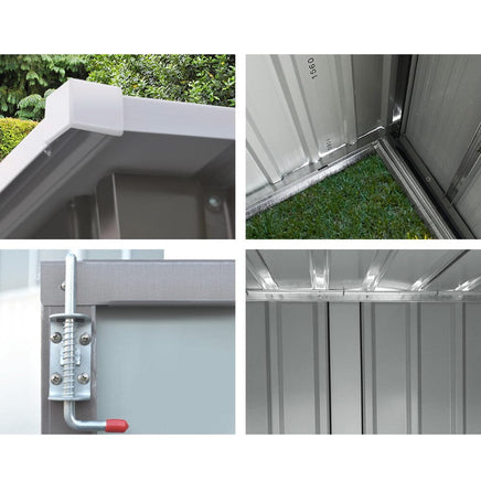Giantz Garden Shed Sheds Outdoor Storage 1.95x1.31M Steel Workshop House Tool Kings Warehouse 