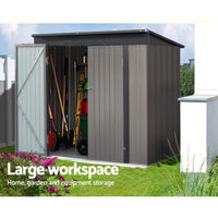 Giantz Garden Shed Sheds Outdoor Storage 1.95x1.31M Steel Workshop House Tool Kings Warehouse 