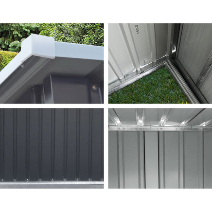 Giantz Garden Shed Sheds Outdoor Tool 0.99x1.04M Storage Workshop House Galvanised Steel Kings Warehouse 