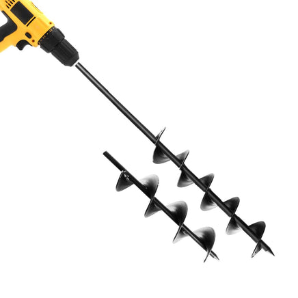 Giantz Power Garden Spiral Auger Hole Digger Earth Drill Bit Φ75x300 & 600mm Tools Kings Warehouse 