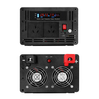 Giantz Power Inverter 12V to 240V 2500W/5000W Pure Sine Wave Camping Car Boat Outdoor Recreation Kings Warehouse 