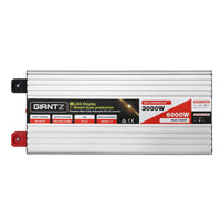 Giantz Power Inverter 3000W or 6000W Pure Sine Wave 12V-240V Camping Boat Caravan Outdoor Recreation Kings Warehouse 