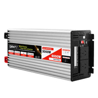 Giantz Power Inverter 3000W or 6000W Pure Sine Wave 12V-240V Camping Boat Caravan Outdoor Recreation Kings Warehouse 