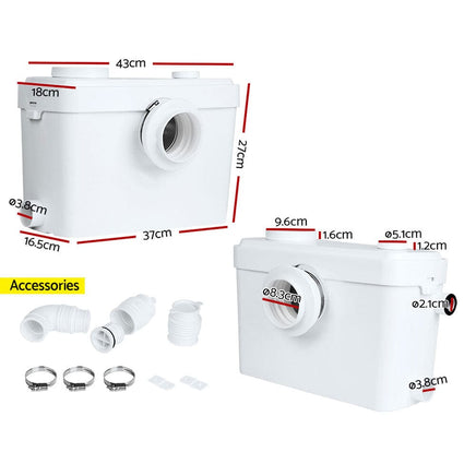 Giantz Toilet Disposal Unit Tools Kings Warehouse 
