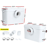 Giantz Toilet Disposal Unit Tools Kings Warehouse 