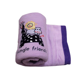 Giraffe Jungle Friend Polar Fleece Baby Blanket 80 x 110 cm Home & Garden Kings Warehouse 