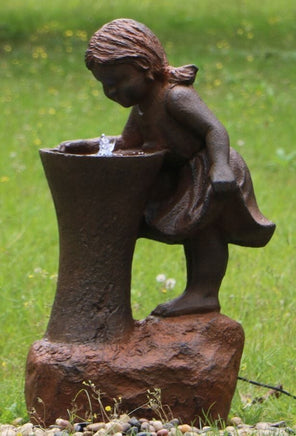 Girl at Water Fountain Home & Garden Kings Warehouse 