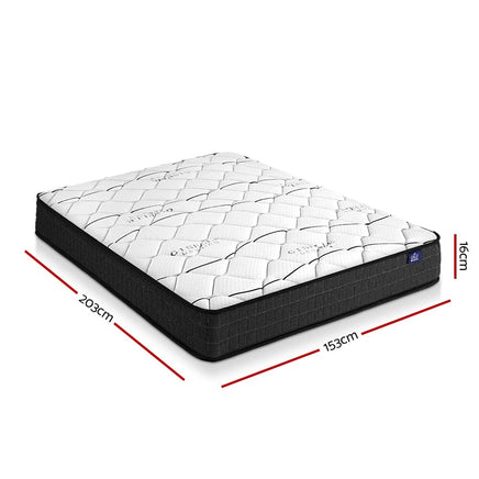 Giselle Bedding 16cm Mattress Medium Firm Queen Furniture Kings Warehouse 