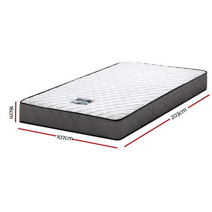 Giselle Bedding 16cm Mattress Tight Top King Single Furniture Kings Warehouse 