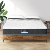Giselle Bedding 18cm Mattress Medium Soft w/Pillows Double Furniture Kings Warehouse 
