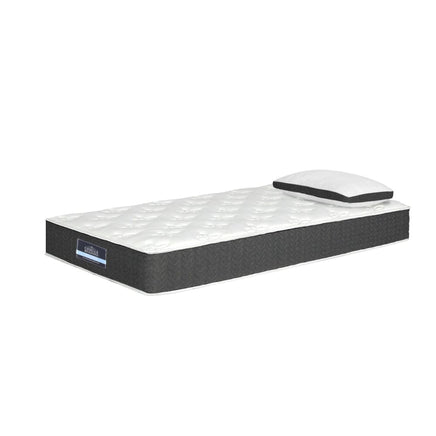 Giselle Bedding 18cm Mattress Medium Soft w/Pillows King Single Furniture Kings Warehouse 