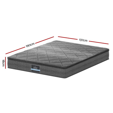 Giselle Bedding 18cm Mattress Pillow Top Double Furniture Kings Warehouse 