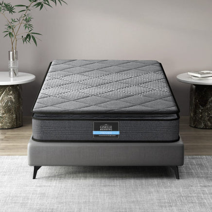 Giselle Bedding 18cm Mattress Pillow Top King Single Furniture Kings Warehouse 
