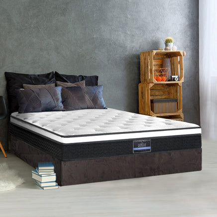 Giselle Bedding 21cm Mattress Euro Top Queen Furniture Kings Warehouse 