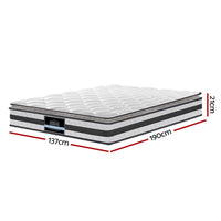 Giselle Bedding 21cm Mattress Pillow Top Double Furniture Kings Warehouse 