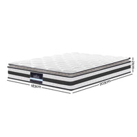 Giselle Bedding 21cm Mattress Pillow Top King Furniture Kings Warehouse 