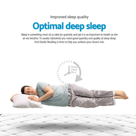 Giselle Bedding 21cm Mattress Pillow Top Single Furniture Kings Warehouse 