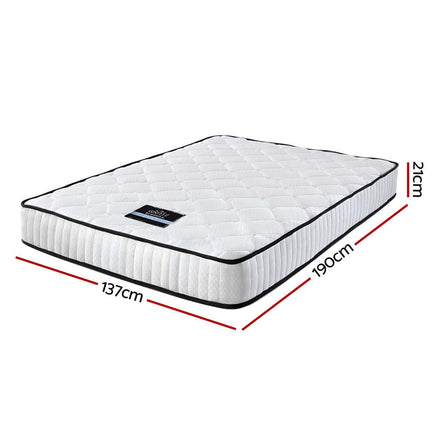 Giselle Bedding 21cm Mattress Tight Top Double Furniture Kings Warehouse 