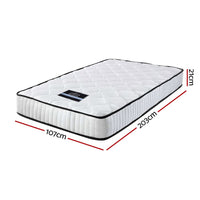 Giselle Bedding 21cm Mattress Tight Top King Single Furniture Kings Warehouse 