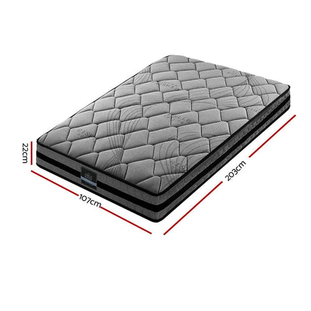 Giselle Bedding 22cm Mattress Medium Firm King Single Furniture Kings Warehouse 