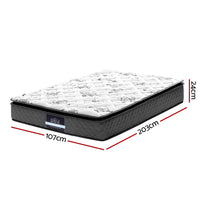 Giselle Bedding 24cm Mattress Pillow Top King Single Furniture Kings Warehouse 