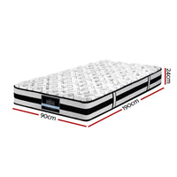 Giselle Bedding 24cm Mattress Super Firm Single Furniture Kings Warehouse 