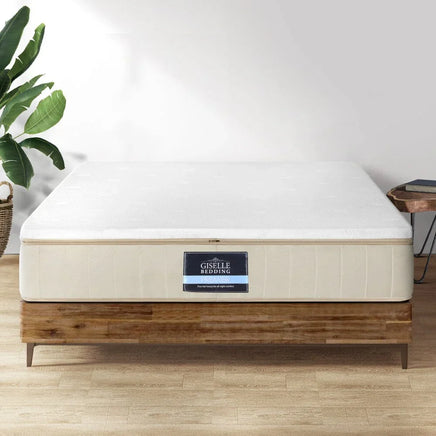 Giselle Bedding 27cm Mattress Double-sided Flippable Layer King Single Furniture Kings Warehouse 