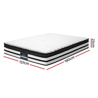 Giselle Bedding 27cm Mattress Euro Top Double Furniture Kings Warehouse 