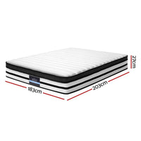 Giselle Bedding 27cm Mattress Euro Top King Furniture Kings Warehouse 