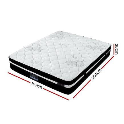 Giselle Bedding 28cm Mattress Super Firm King Single Furniture Kings Warehouse 