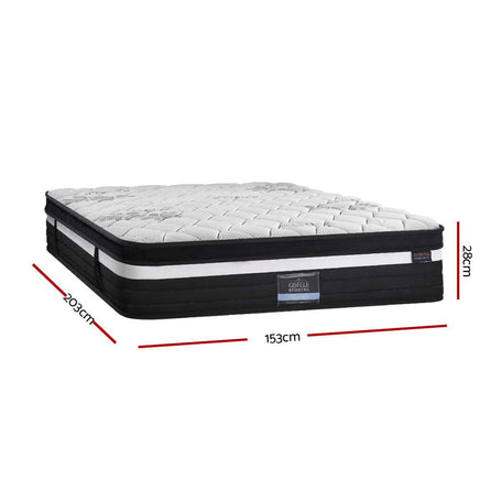 Giselle Bedding 28cm Mattress Super Firm Queen Furniture Kings Warehouse 