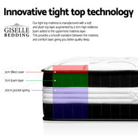Giselle Bedding 30cm Mattress Medium Firm Queen Furniture Kings Warehouse 