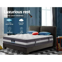 Giselle Bedding 30cm Mattress Pocket Spring King Single Furniture Kings Warehouse 