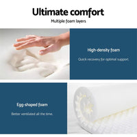 Giselle Bedding 30cm Mattress Pocket Spring Queen Furniture Kings Warehouse 