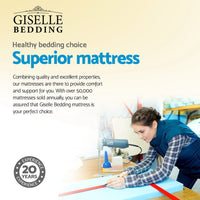 Giselle Bedding 32cm Mattress Euro Top Double Furniture Kings Warehouse 