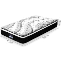 Giselle Bedding 32cm Mattress Euro Top King Single Furniture Kings Warehouse 