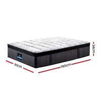 Giselle Bedding 34cm Mattress 9 Zone Latex Foam Single Furniture Kings Warehouse 