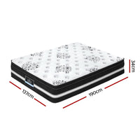 Giselle Bedding 34cm Mattress Cool Gel Memory Foam Double Furniture Kings Warehouse 